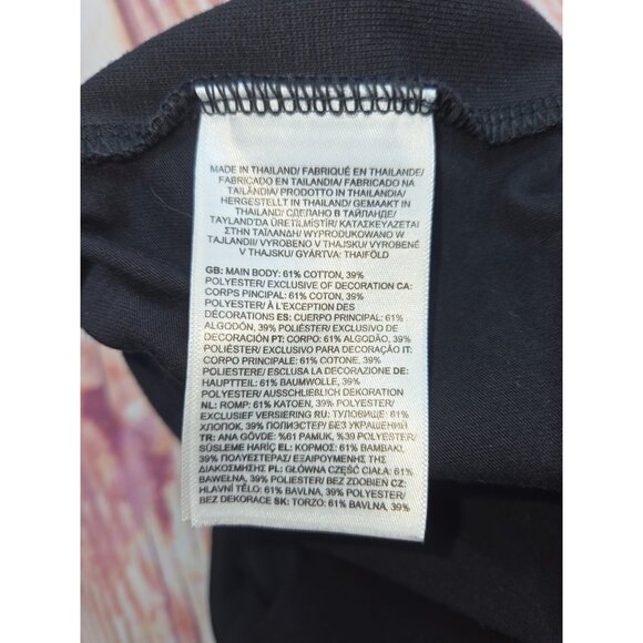 The North Face Womens Sleeveless Cropped Tshirt Large Rainbow Print - Picture 6 of 8